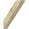 Ekena Millwork 6"W x 26"D x 30"H Traditional Rough Sawn Knee Brace, Douglas Fir BRC06X26X30TRA00RDF - alternate 1